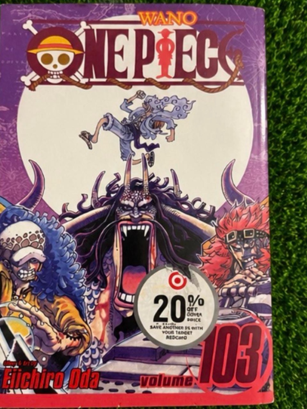 Target One Piece Volume 103 Manga Cover - Purple, Red